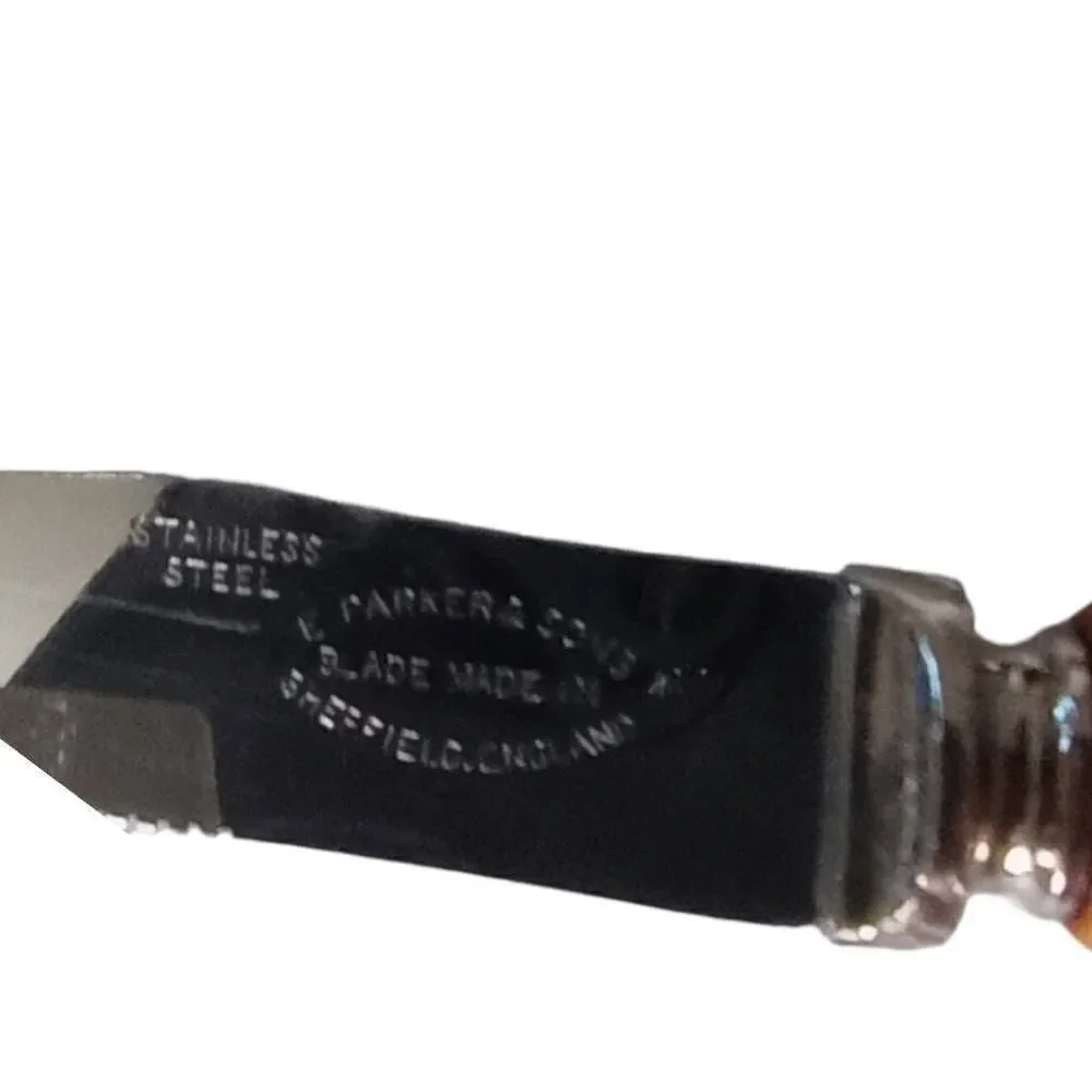 Sheffield england, set of two antler handled knives